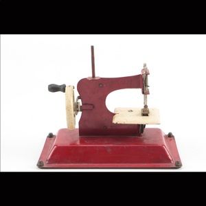 Antique toy sewing machine